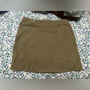 Olive skirt- size medium